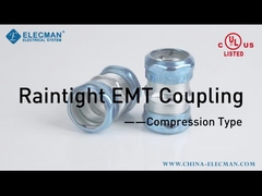 Χάλυβας Raintight EMT Τύπος συμπίεσης ζεύξης UL Listed 1/2