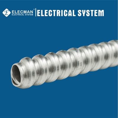 Galvanized Steel Reduced Wall Flexible Steel Conduit Flexible Electrical Hose 3/4 Inch